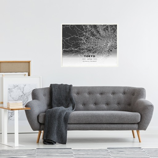 Tokyo in Dark Poster - Street Map 5