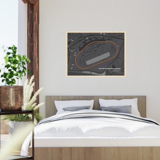 Daytona International Speedway Poster - Track Map 5