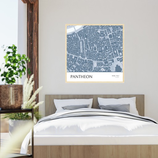 Pantheon Poster - Street Map 6