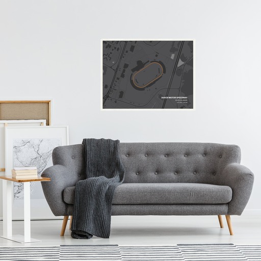 Dover Motor Speedway Poster - Track Map 4