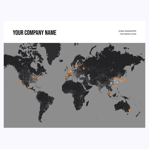 Our Global Headquarters Map Poster - Street Map 1