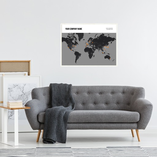 Our Global Headquarters Map Poster - Street Map 4