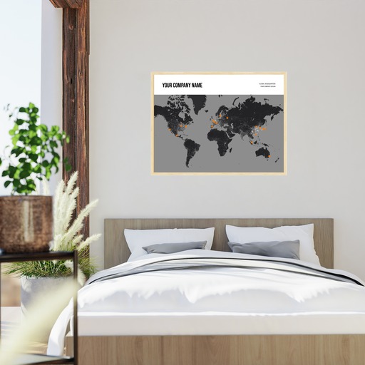 Our Global Headquarters Map Poster - Street Map 5
