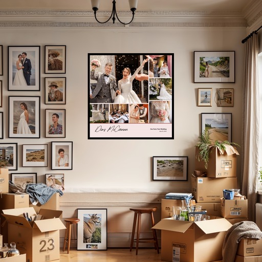 Our Wedding - Photo Collage Print 3