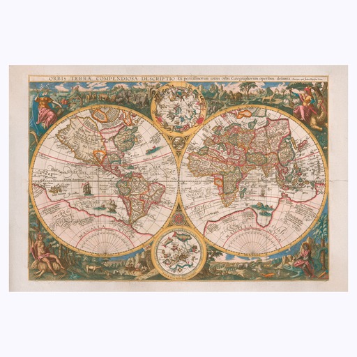 Johannes Baptista Vrients - Old World Map (1596) 1