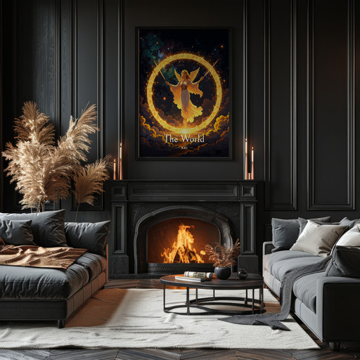 The World in Enchanted Surrealism Print - Custom Tarot Card Poster 11