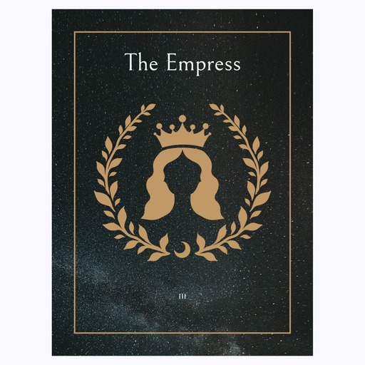 The Empress in Block Print - Custom Tarot Card Poster 6