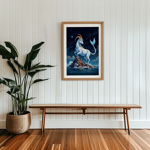 Capricorn in Enchanted Surrealism Print - Custom Zodiac Sign Poster 9