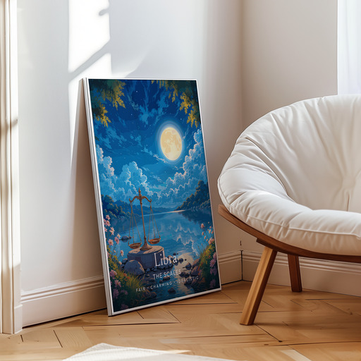 Libra in Enchanted Surrealism Print - Custom Zodiac Sign Poster 10