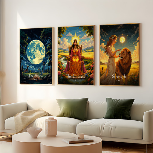 The Empress in Enchanted Surrealism Print - Custom Tarot Card Poster 8