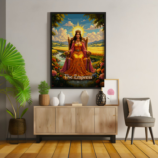 The Empress in Enchanted Surrealism Print - Custom Tarot Card Poster 9
