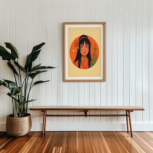 Virgo in Vibrant Grunge Print - Custom Zodiac Sign Poster 9