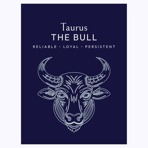 Taurus in Fine Line Print - Custom Zodiac Sign Poster 6