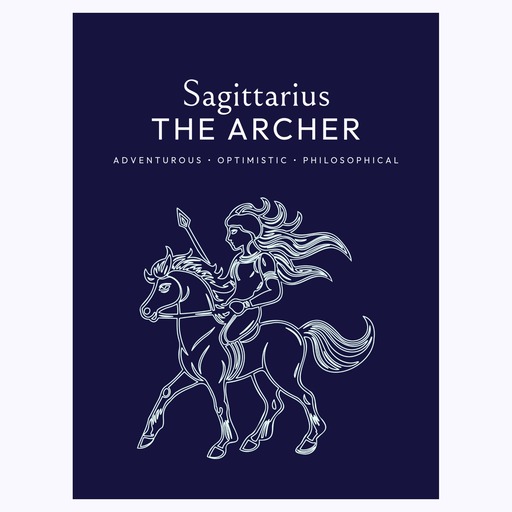 Sagittarius in Fine Line Print - Custom Zodiac Sign Poster 6