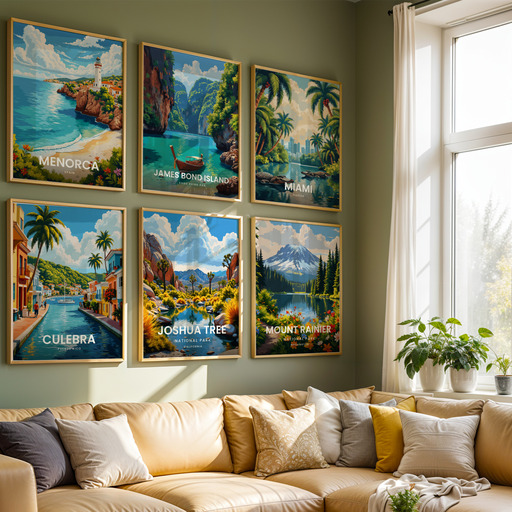 Joshua Tree National Park Travel Print - Vintage Travel Art Poster 8