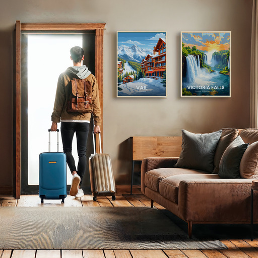 Vail Travel Print - Vintage Travel Art Poster 11