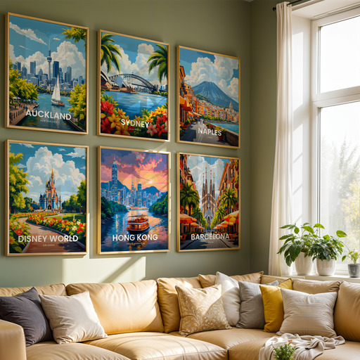 Hong Kong Travel Print - Vintage Travel Art Poster 8