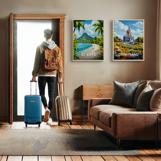 St. Kitts Travel Print - Vintage Travel Art Poster 11