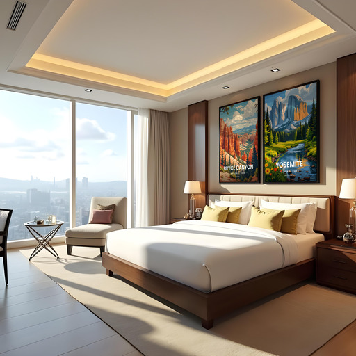 Yosemite National Park Travel Print - Vintage Travel Art Poster 10