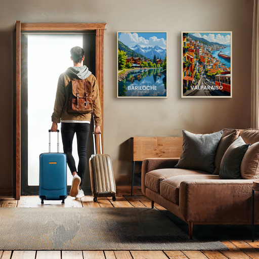 Bariloche Travel Print - Vintage Travel Art Poster 11