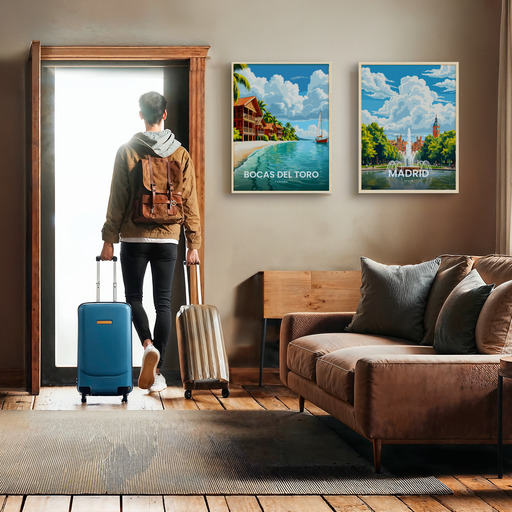 Bocas del Toro Travel Print - Vintage Travel Art Poster 11