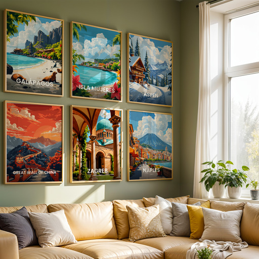 Zagreb Travel Print - Vintage Travel Art Poster 8