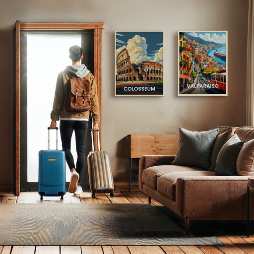 Colosseum Travel Print - Vintage Travel Art Poster 11