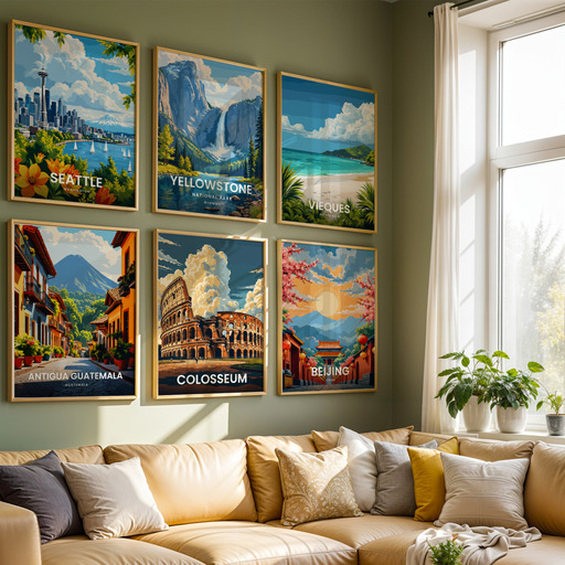 Colosseum Travel Print - Vintage Travel Art Poster 8