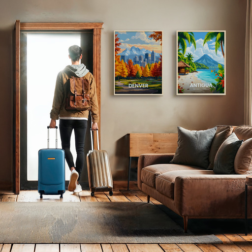 Denver Travel Print - Vintage Travel Art Poster 11