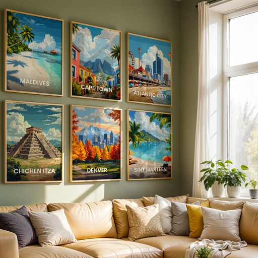 Denver Travel Print - Vintage Travel Art Poster 8