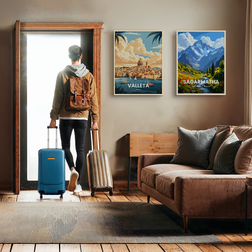 Valleta Travel Print - Vintage Travel Art Poster 10