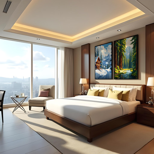 Sequoia National Park Travel Print - Vintage Travel Art Poster 10