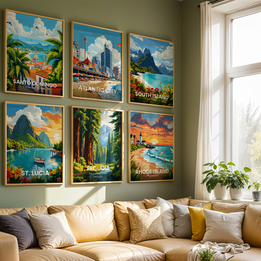 Sequoia National Park Travel Print - Vintage Travel Art Poster 8