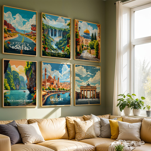 Muscat Travel Print - Vintage Travel Art Poster  8