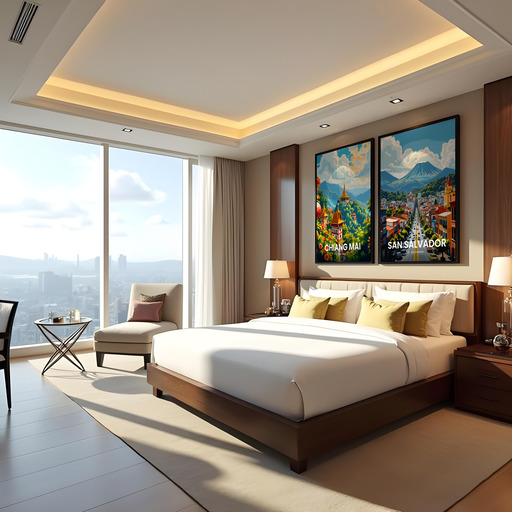 San Salvador Travel Print - Vintage Travel Art Poster 10