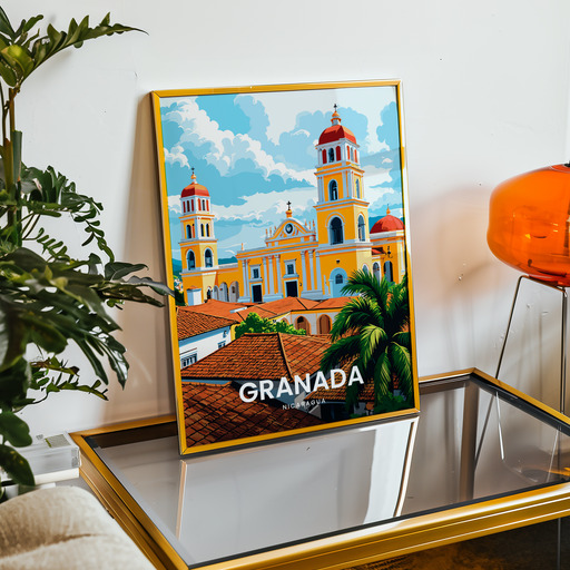 Granada Travel Print - Vintage Travel Art Poster 8
