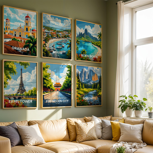 Forbidden City Travel Print - Vintage Travel Art Poster 8