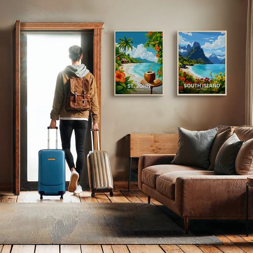 St. John Travel Print - Vintage Travel Art Poster 11