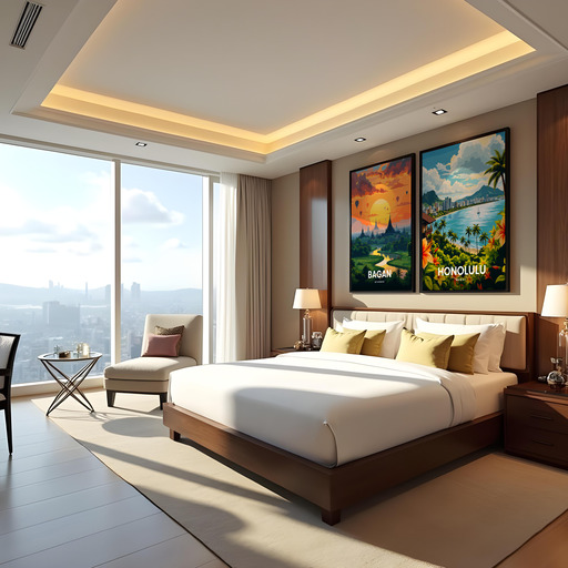 Honolulu Travel Print - Vintage Travel Art Poster 10