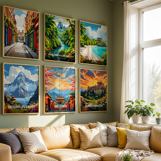 Beijing Travel Print - Vintage Travel Art Poster 8