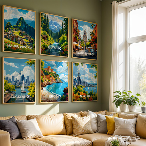 Rhodes Travel Print - Vintage Travel Art Poster 8