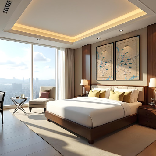 Taipei Airbnb Tourist Poster in Road Trip - Street Map 10