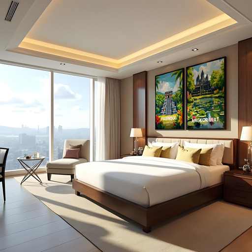 Angkor Wat Travel Print - Vintage Travel Art Poster 10