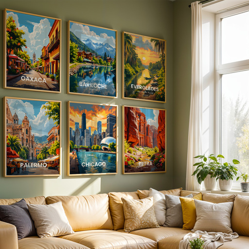 Chicago Travel Print - Vintage Travel Art Poster 8