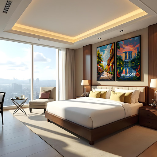 Singapore Travel Print - Vintage Travel Art Poster 10