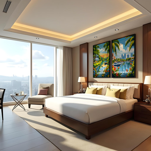 West Palm Beach Travel Print - Vintage Travel Art Poster 10