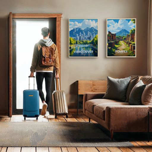 Vancouver Travel Print - Vintage Travel Art Poster 11