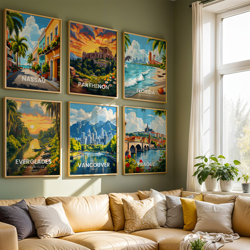 Vancouver Travel Print - Vintage Travel Art Poster 8