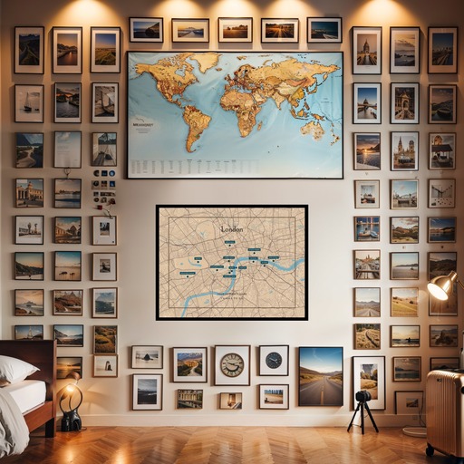 London Airbnb Tourist Poster in Road Trip - Street Map 8