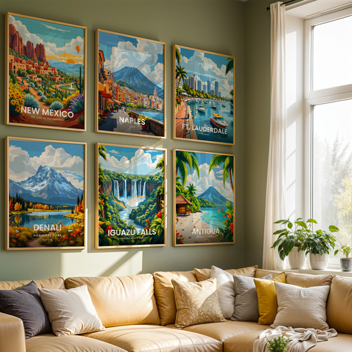 Iguazu Falls Travel Print - Vintage Travel Art Poster 8